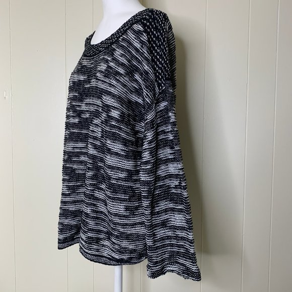 Eileen Fisher Bateau Neck Knit Top Sweater NEW L - Picture 6 of 7